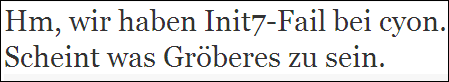 Init7-Fail bei cyon.ch