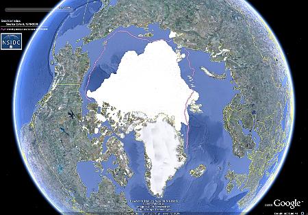 Google Ocean: Arktis