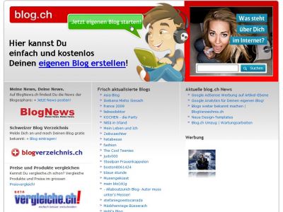 blog.ch - Screenshot