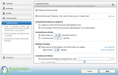 KeyLemon LemonScreen
