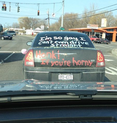 Honk! If you're horny!