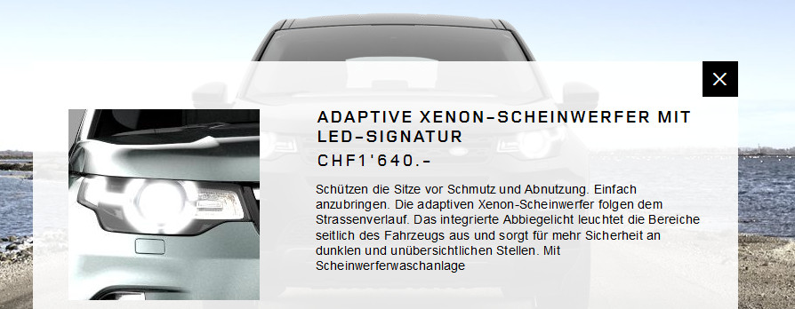 Range Rover - Adaptive Xenon Schweinwerfer sorgen für saubere Sitze