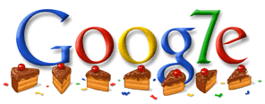 Google Logo 7th Birthday