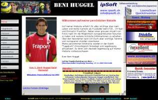 Homepage Beni Huggel