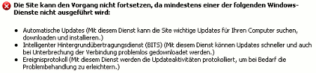 Windows Update Fehler
