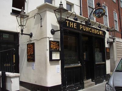 The Punchbowl Pub in Mayfair/London