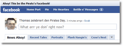 Facebook - Talk Like A Pirate Day