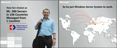 Microsoft-Werbeanzeige